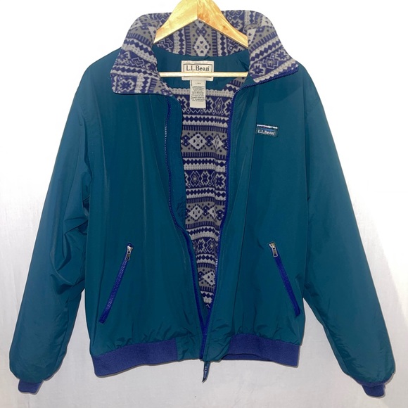 Vintage L.L. Bean Fleece Lined Winter Jacket - Picture 1 of 4